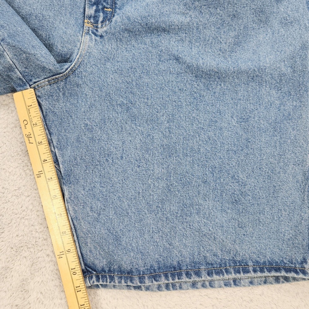 Wrangler Riggs Workwear Carpenter Shorts Mens 48 Blue Denim Relaxed 11 Inseam - Picture 8 of 15